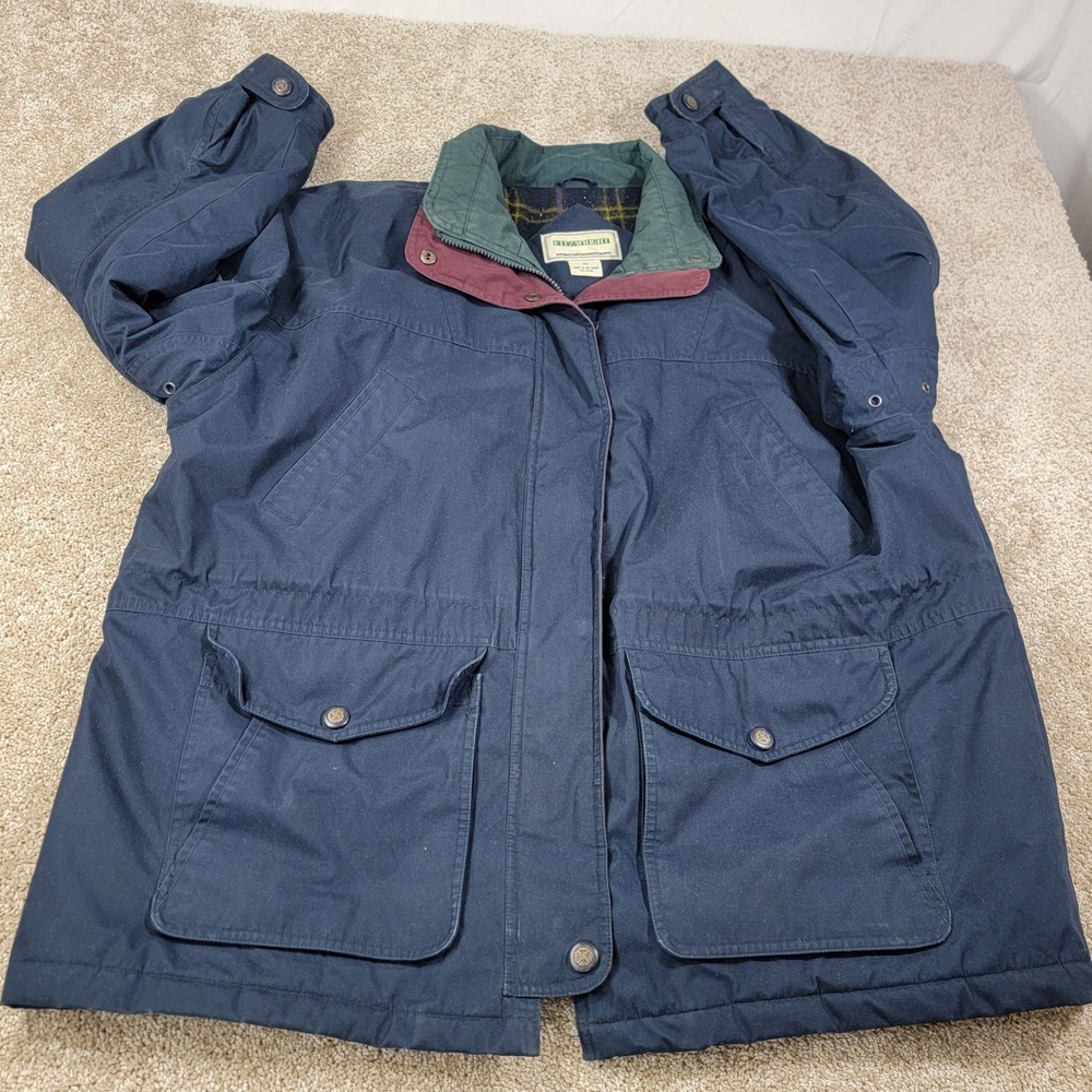 Fitz Wright Men's 2XL Navy Blue Lined Field Jacket Winter Warm Coat